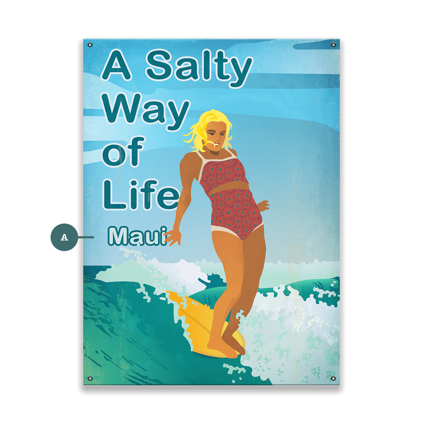 A Salty Way of Life - Wood & Metal Wall Art