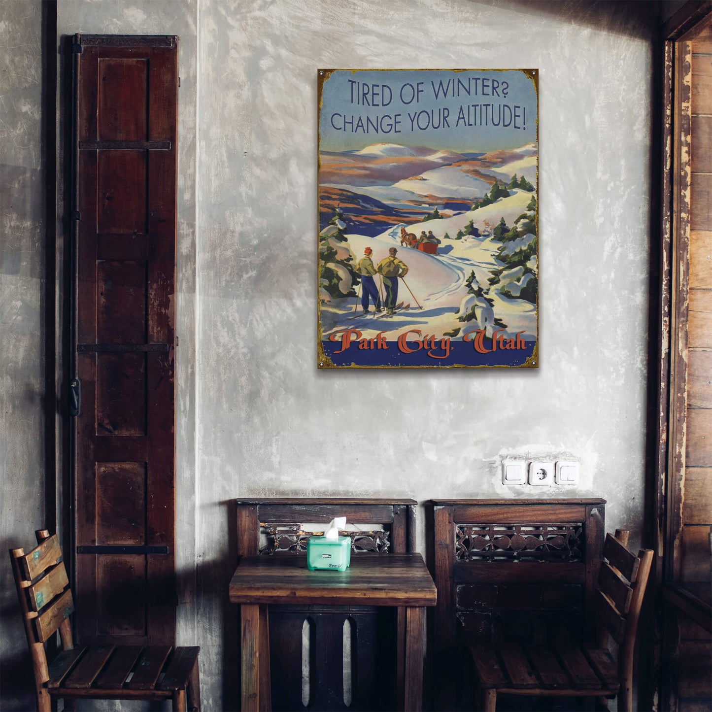 Tired of Winter? - Wood & Metal Wall Art