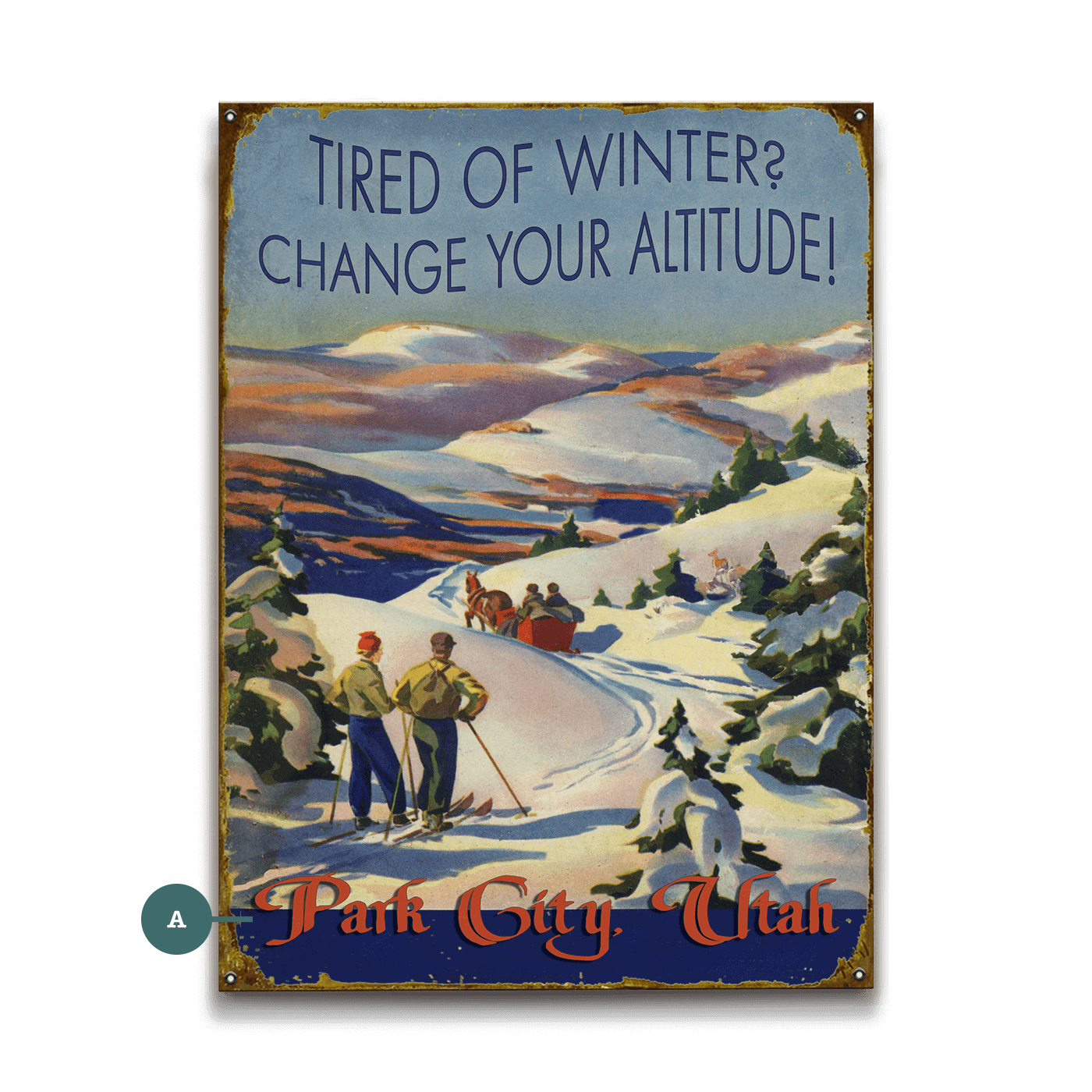 Tired of Winter? - Wood & Metal Wall Art