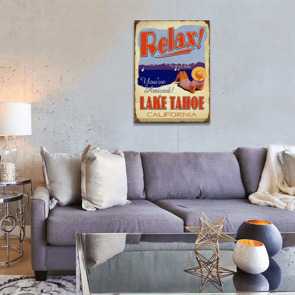 You've Arrived: Lake - Wood & Metal Wall Art