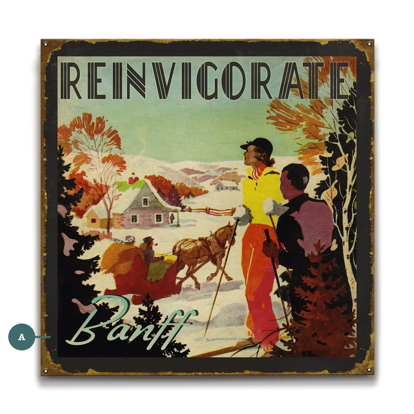Reinvigorate - Wood & Metal Wall Art