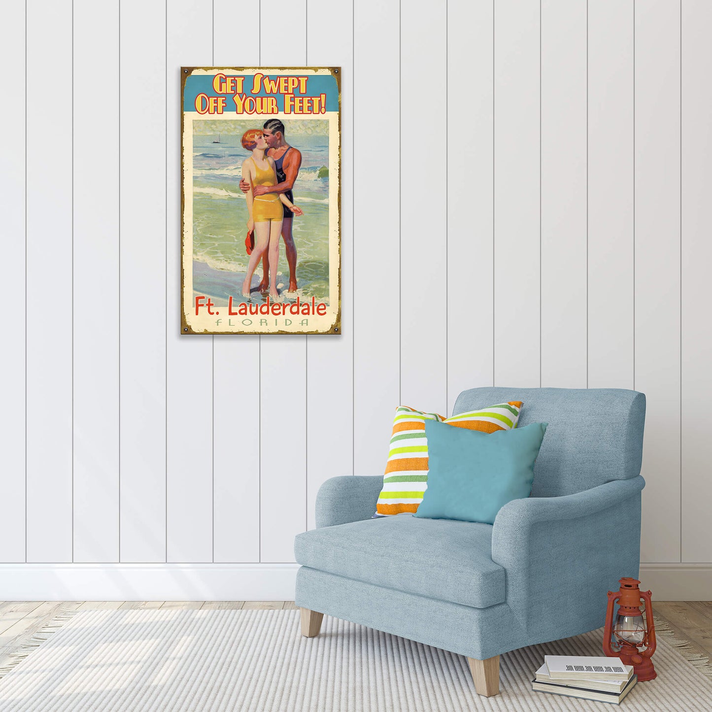 Swept Off Your Feet - Wood & Metal Wall Art