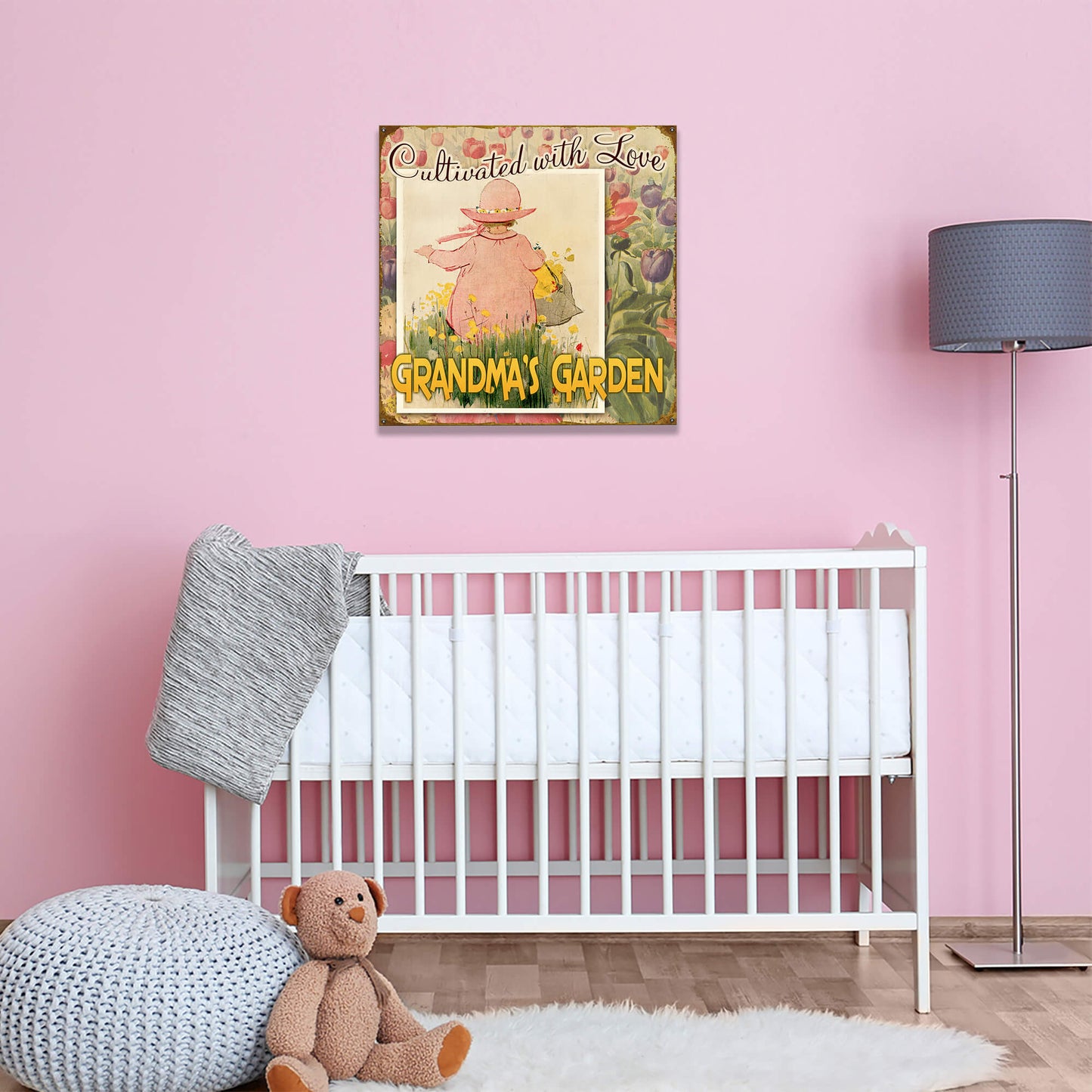 Cultivated With Love - Wood & Metal Wall Art