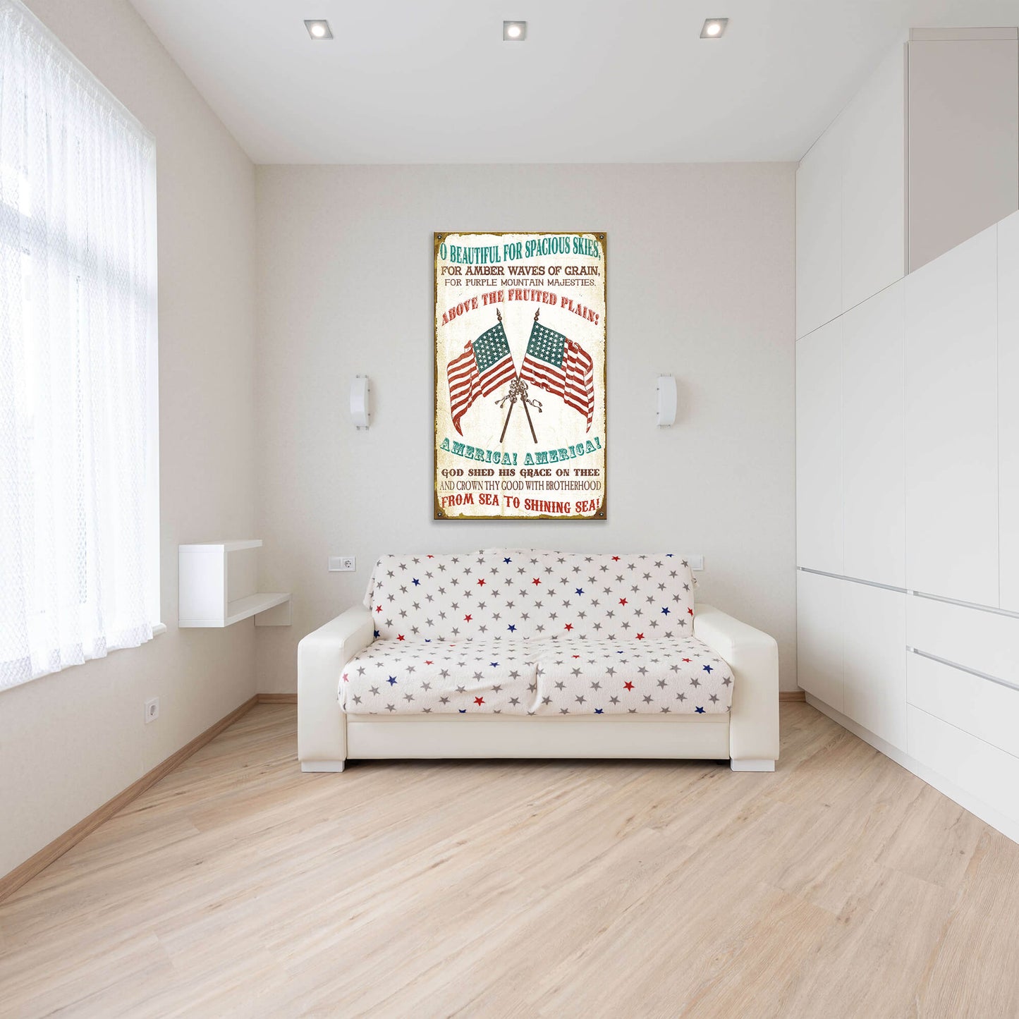 America the Beautiful: Generic - Wood & Metal Wall Art