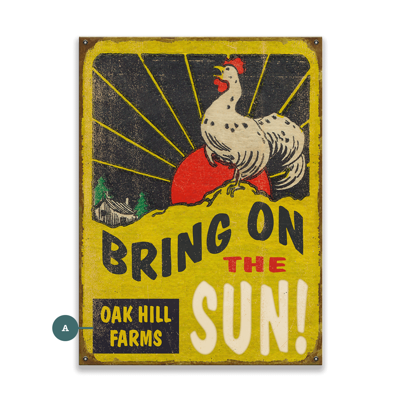 Bring On the Sun - Wood & Metal Wall Art