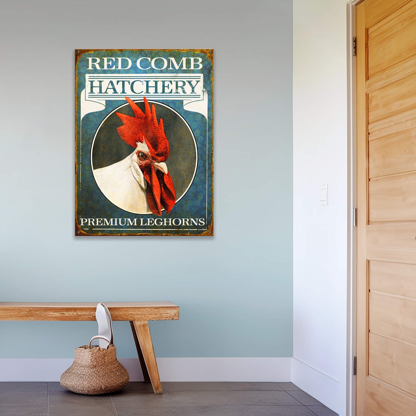 Chicken Hatchery - Wood & Metal Wall Art