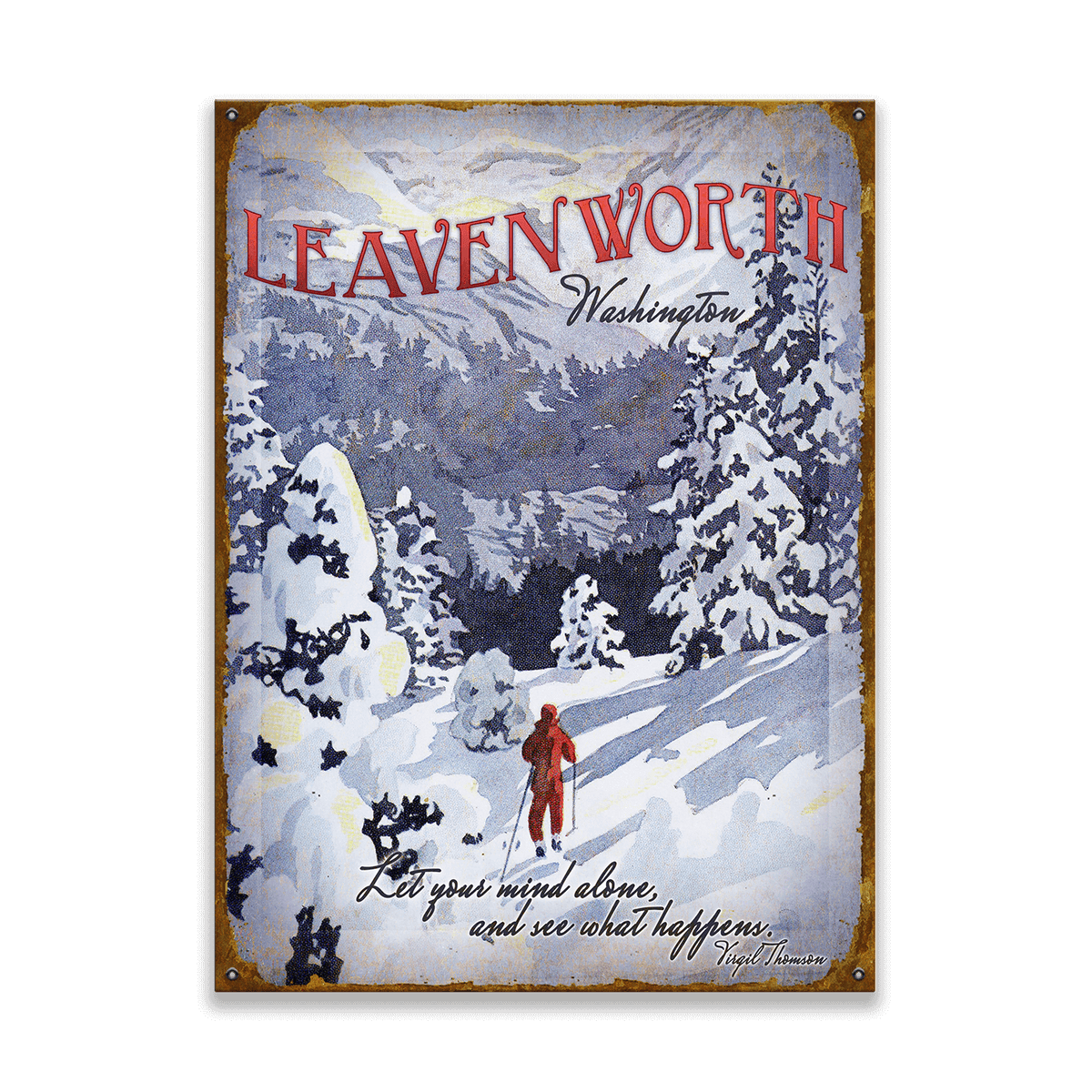 Let Your Mind Alone: Virgil Thomson - Wood & Metal Wall Art