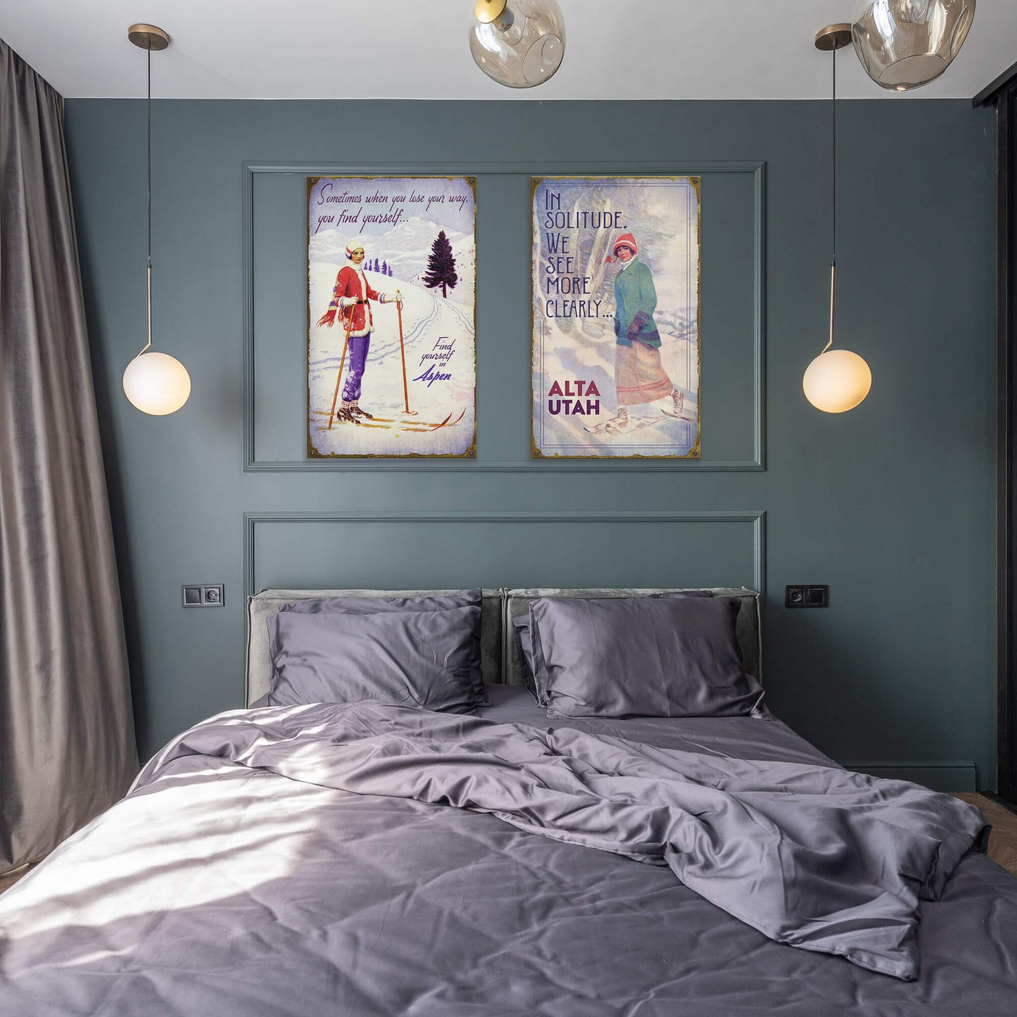 In Solitude, We See More Clearly - Wood & Metal Wall Art