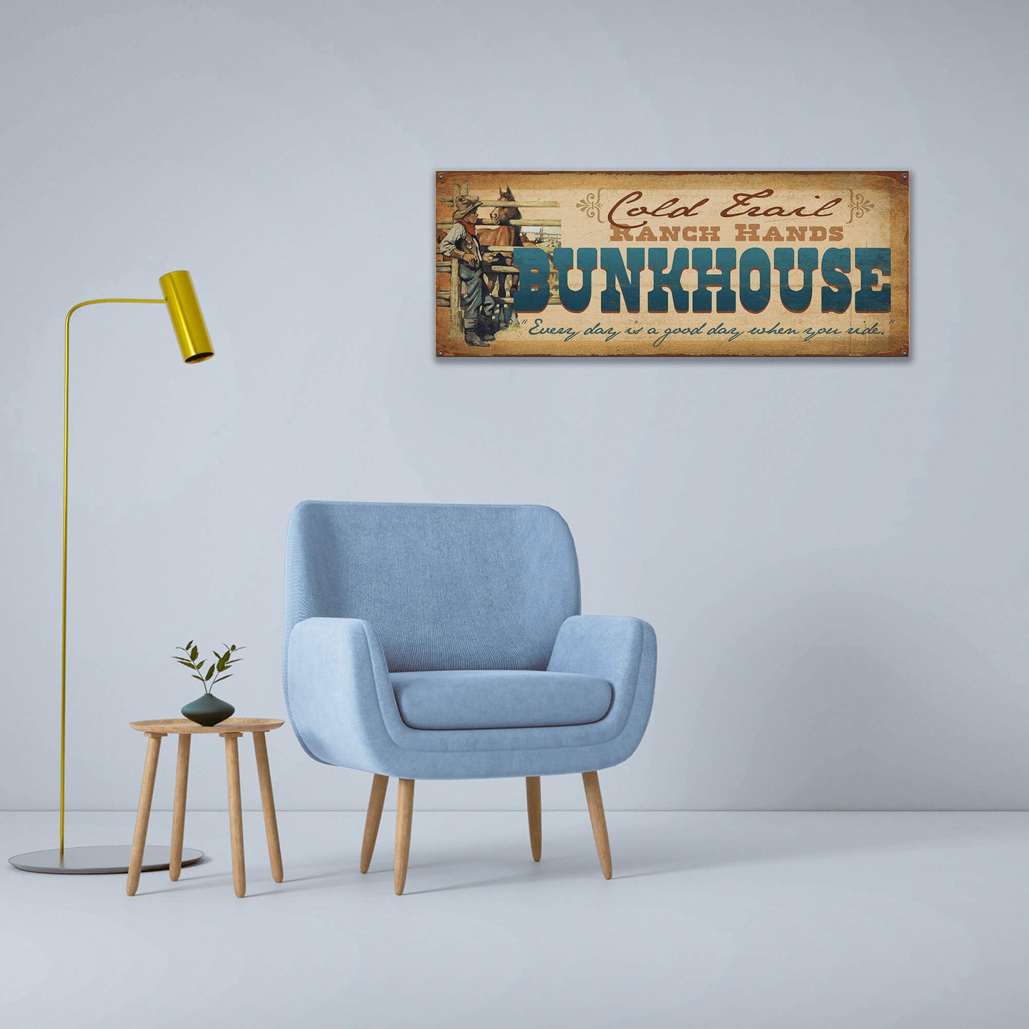 Ranch Hands Bunkhouse - Wood & Metal Wall Art