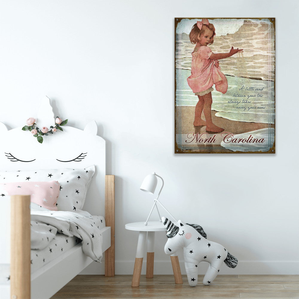 A Little Sand Between Your Toes - Wood & Metal Wall Art