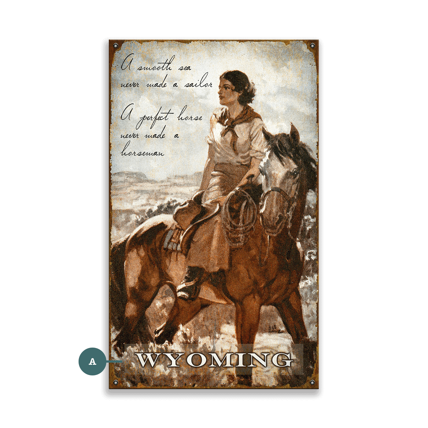 A Perfect Horse - Wood & Metal Wall Art