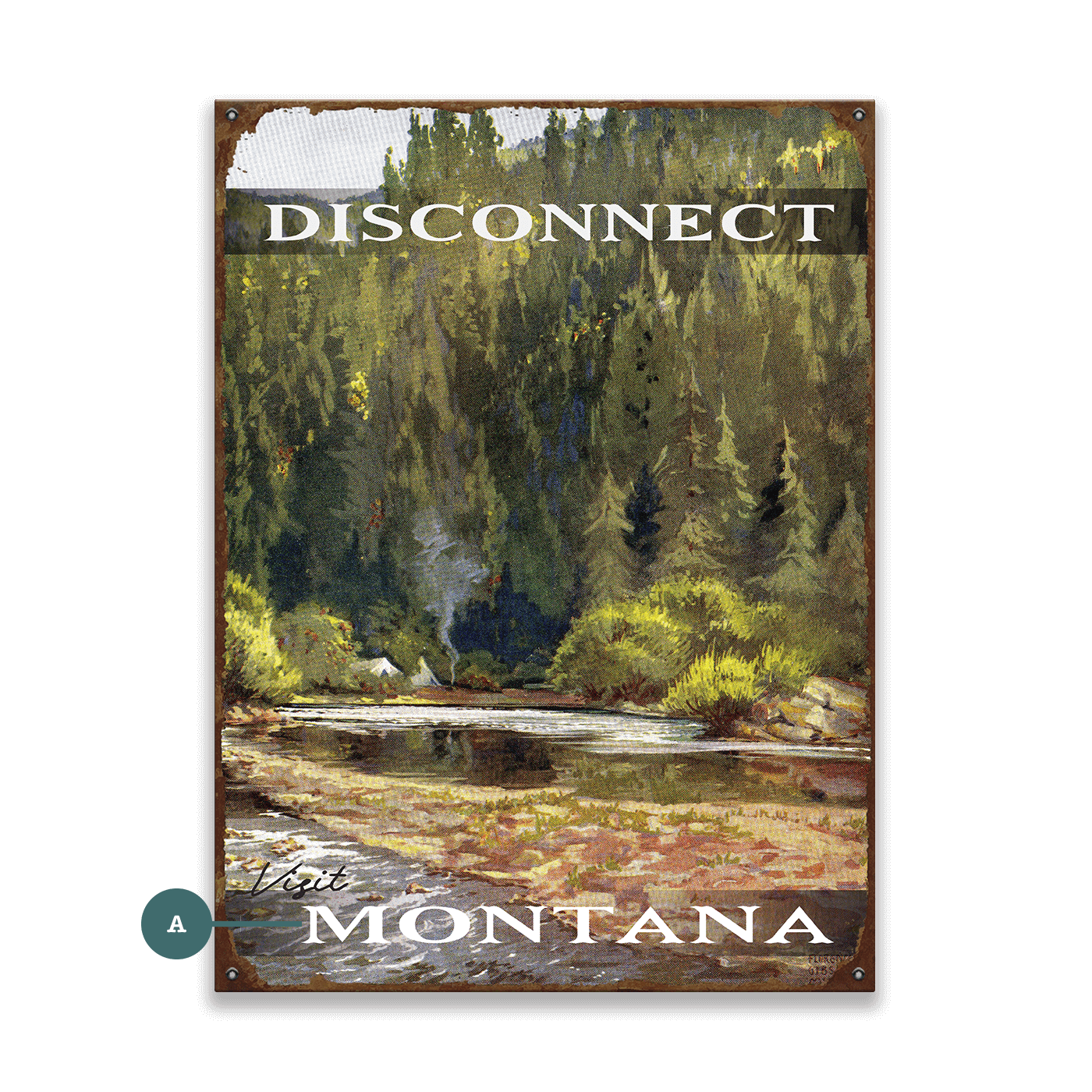 Disconnect in Nature - Wood & Metal Wall Art