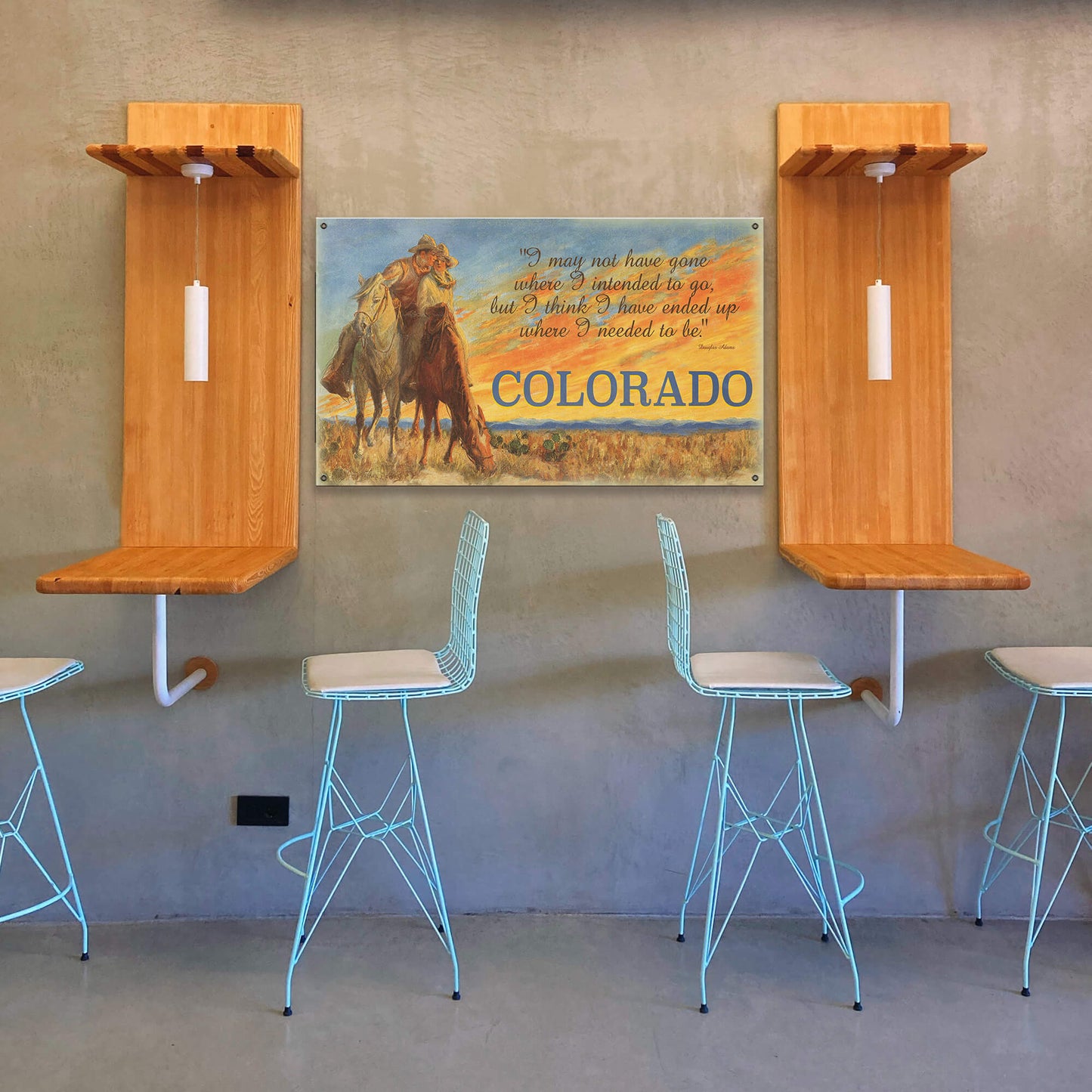 Where I Needed to Be - Wood & Metal Wall Art