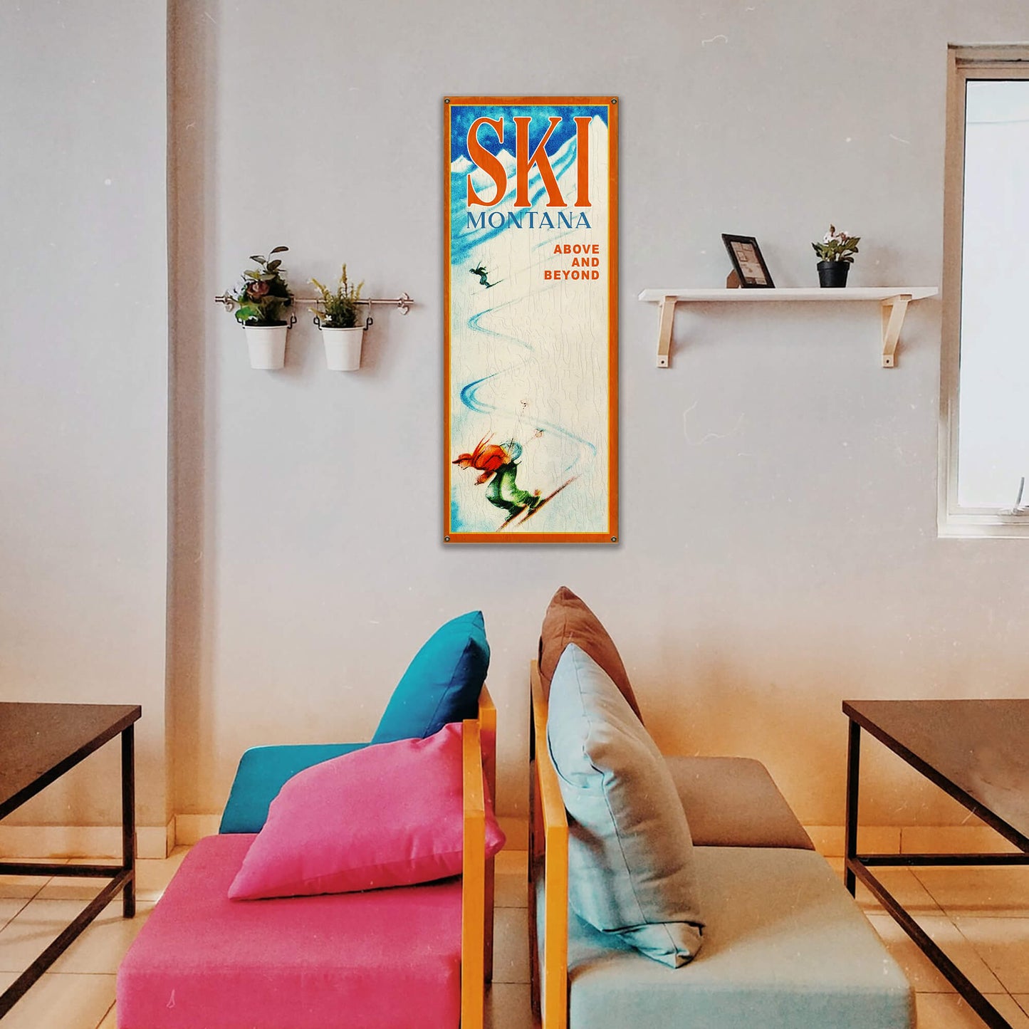 Above and Beyond - Wood & Metal Wall Art