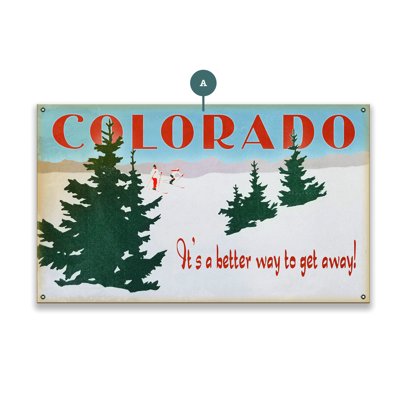 A Better Way to Get Away - Wood & Metal Wall Art