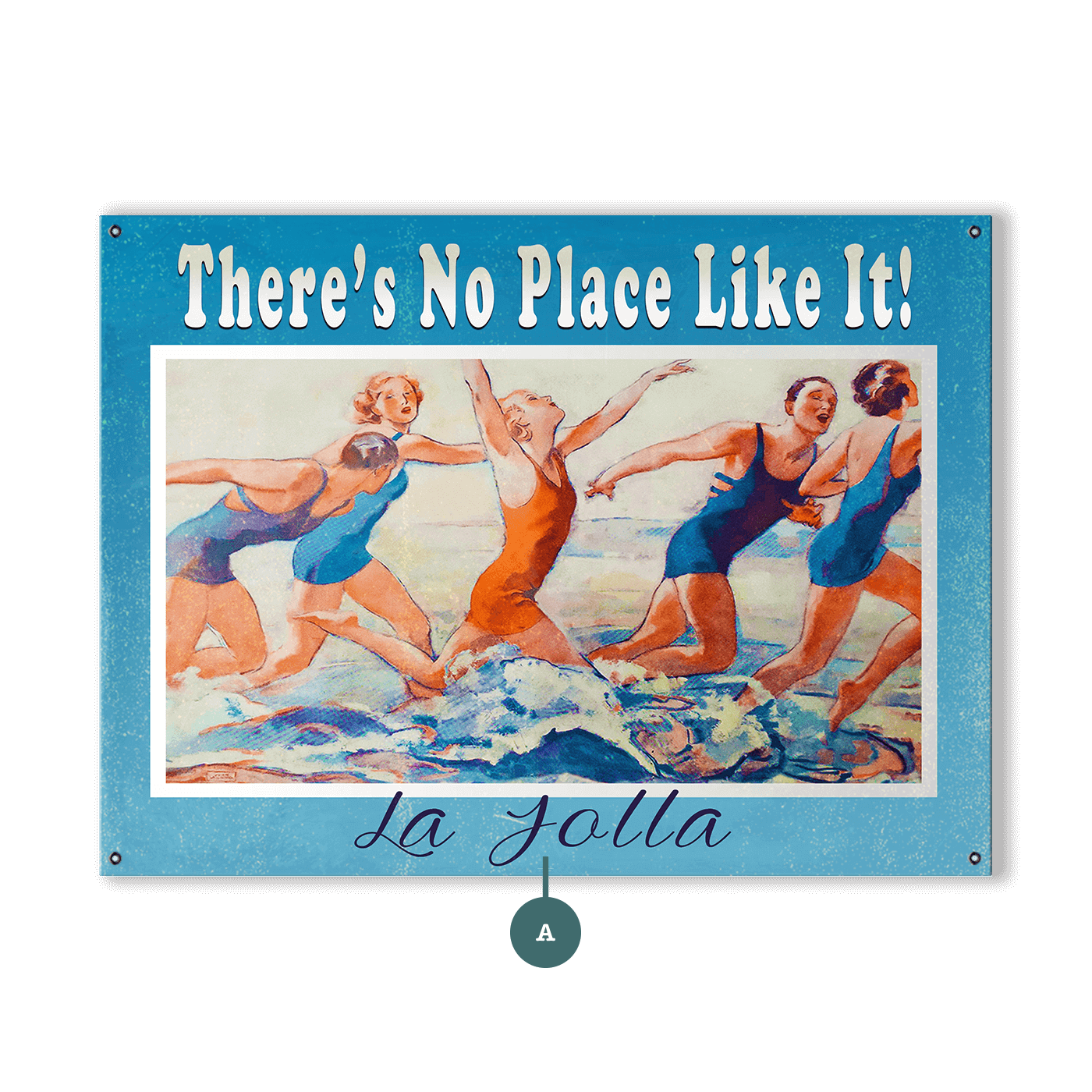 No Place Like It - Wood & Metal Wall Art