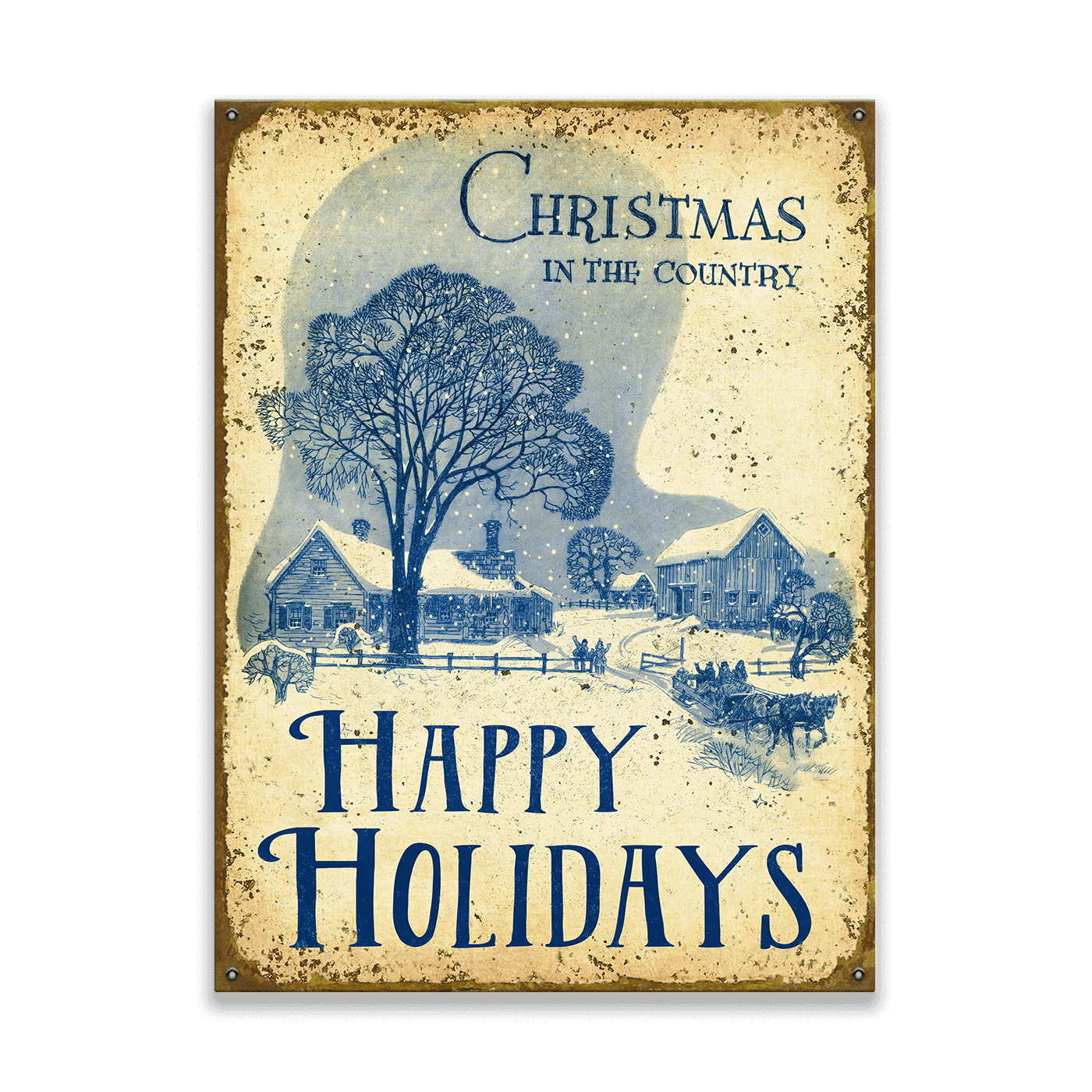 Christmas in the Country: Generic - Wood & Metal Wall Art