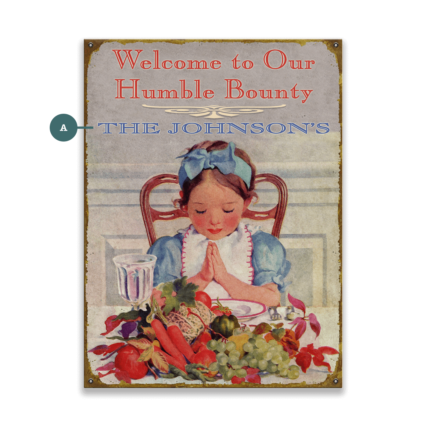 Humble Bounty - Wood & Metal Wall Art