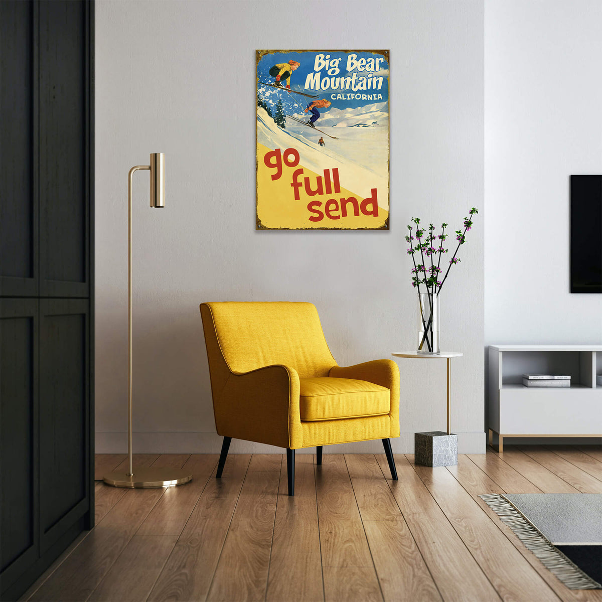 Go Full Send - Wood & Metal Wall Art