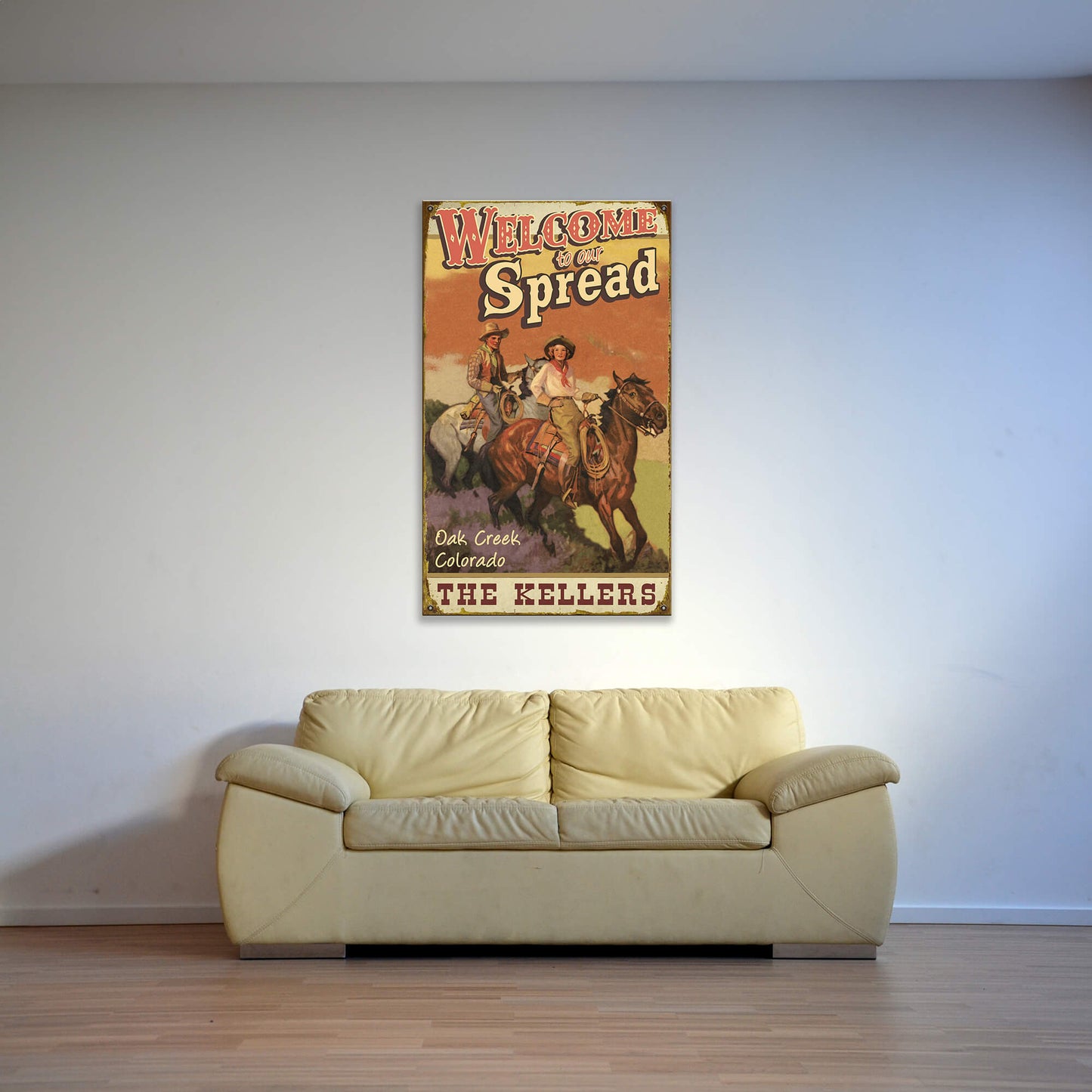 Welcome to our Spread - Wood & Metal Wall Art