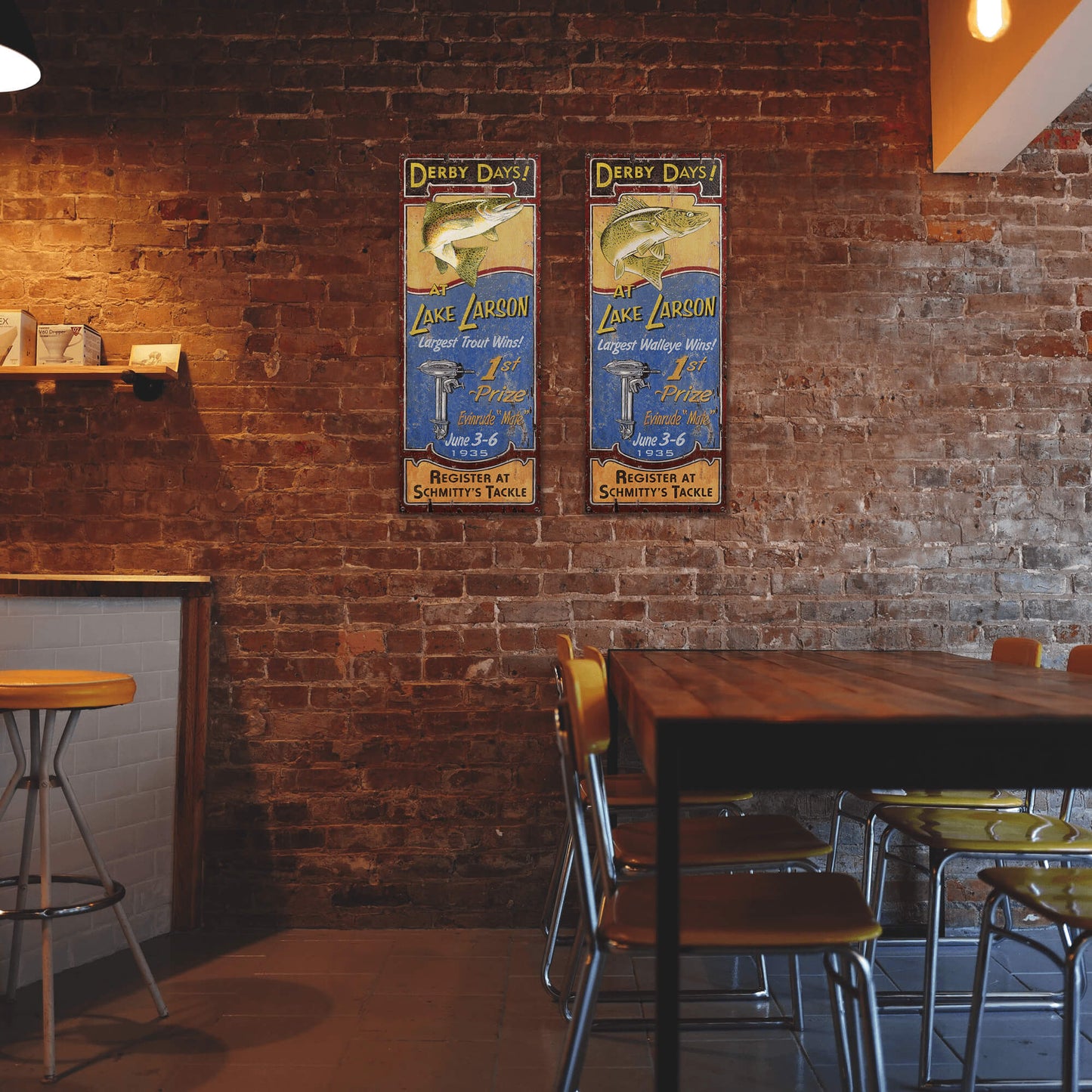 Derby Days: Trout - Wood and Metal Wall Art