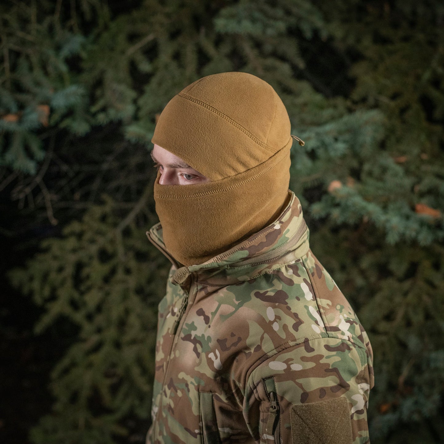 M-Tac Anatomical Neck Gaiter with Drawcord Polartec