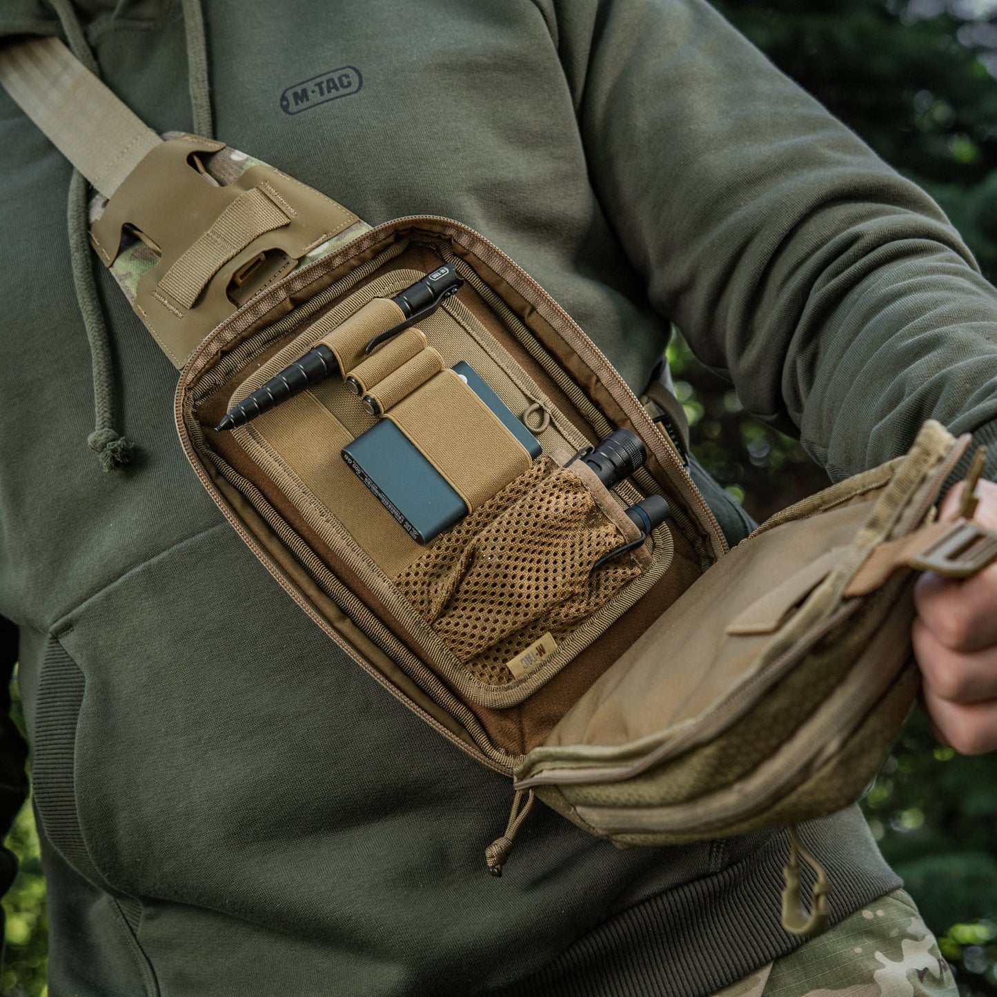 M-Tac Sling Pistol Bag with Loop Panel Elite