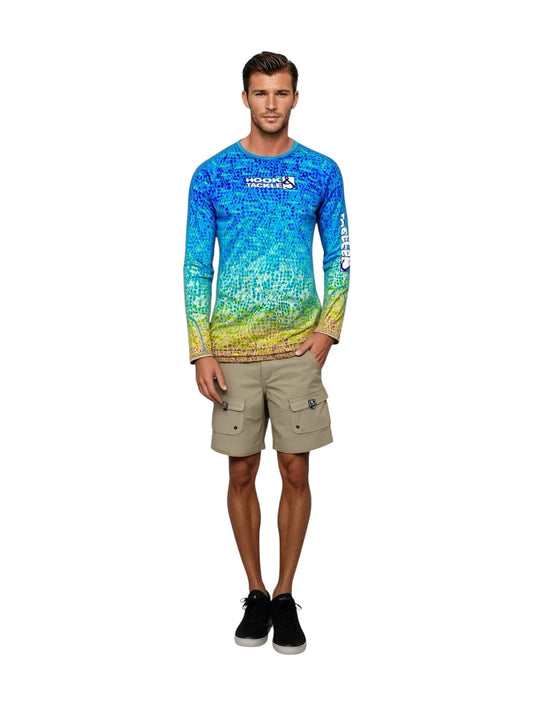 Men's Scaly Fins L/S UV Fishing Shirt