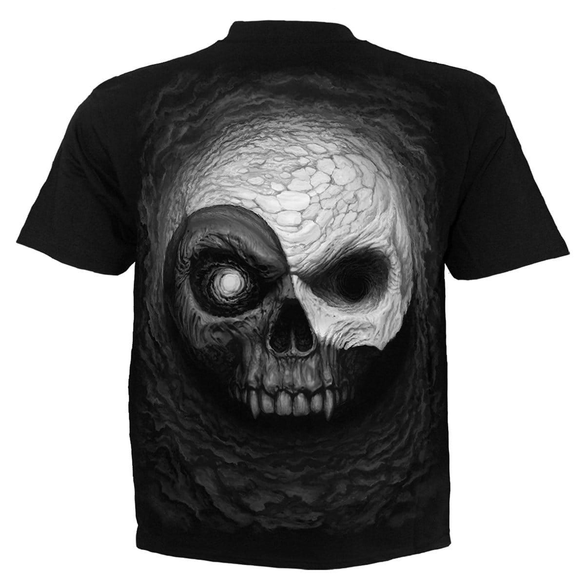 YIN YANG SKULLS - T-Shirt Black