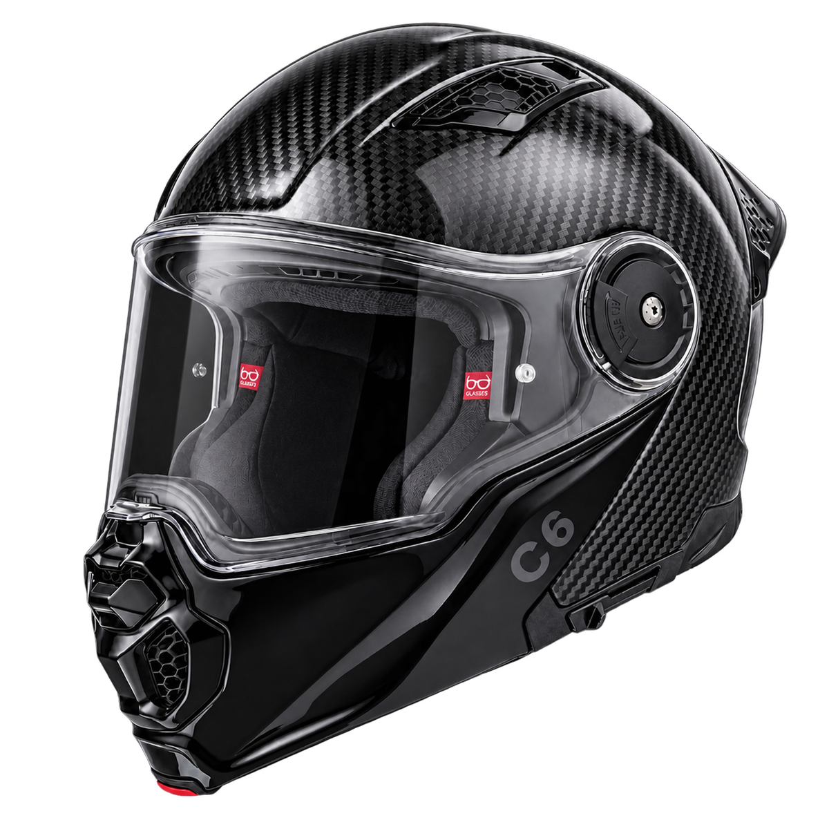 D.O.T. & ECE Daytona C6- Grey Carbon Fiber