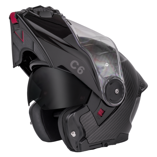 D.O.T. & ECE Daytona C6- Grey Carbon Fiber