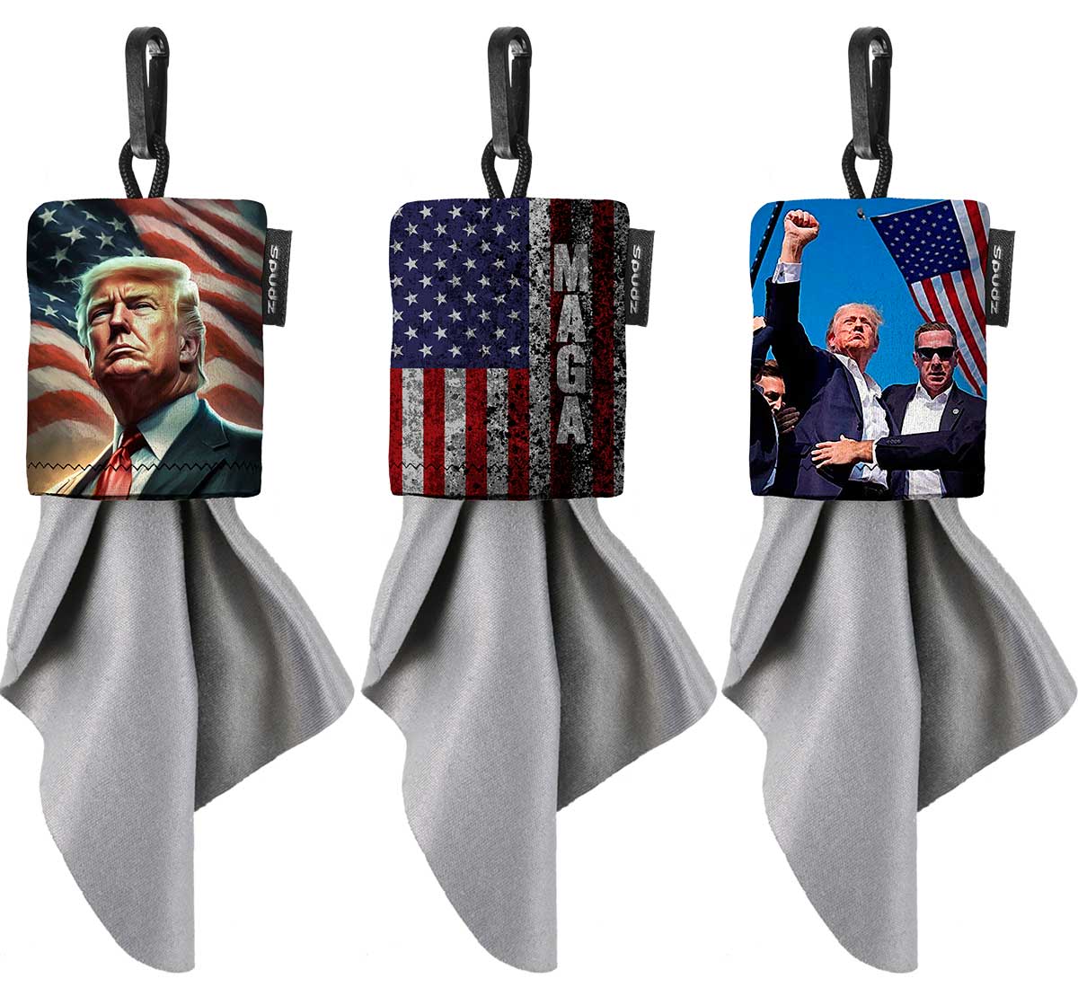 Trump Spudz Microfiber Lens Cloth - MAGA Variety Pack
