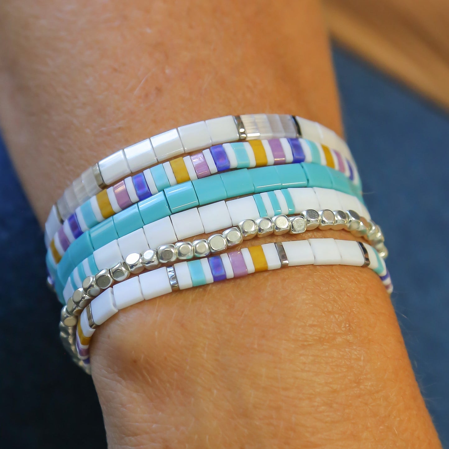MAUI BRACELET STACK - 6 total bracelets