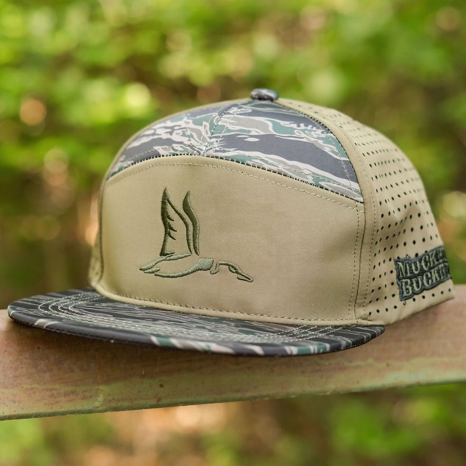 Flock King Tiger Stripe Camo Bucket