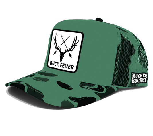 "Buck Fever" Camo Trucker Bucket