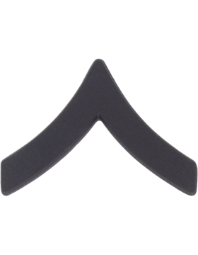 USMC ENLISTED Rank  Black Metal Pin-ons -  Pair