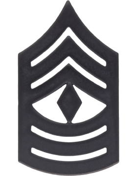 USMC ENLISTED Rank  Black Metal Pin-ons -  Pair