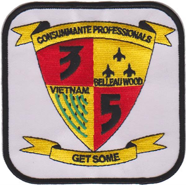 3rd Battalion 5th Marines - "Consummante Professionals, Get Some" - USMC Sew-On Patch