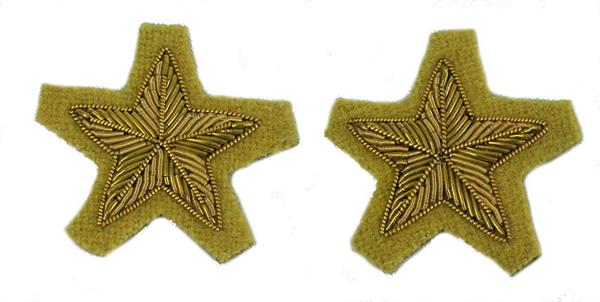 Civil War Confederate Officer's Collar Rank - CAVALRY - Sold in PAIRs
