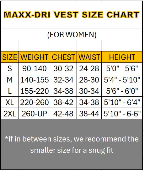 Maxx-Dri Vest Advanced