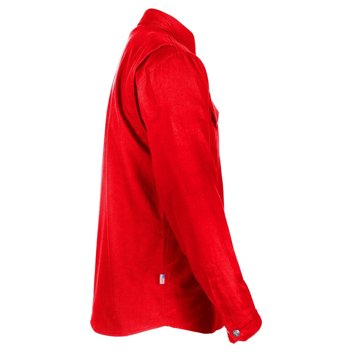 Protective Flannel Shirt - Red Solid