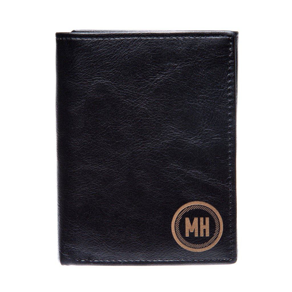 Personalized Trifold Wallet: Circle