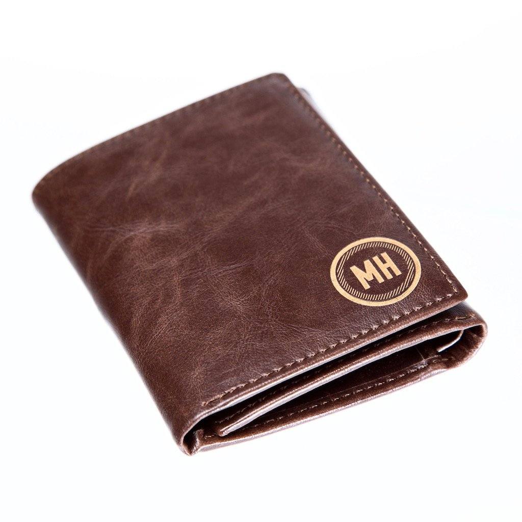Personalized Trifold Wallet: Circle