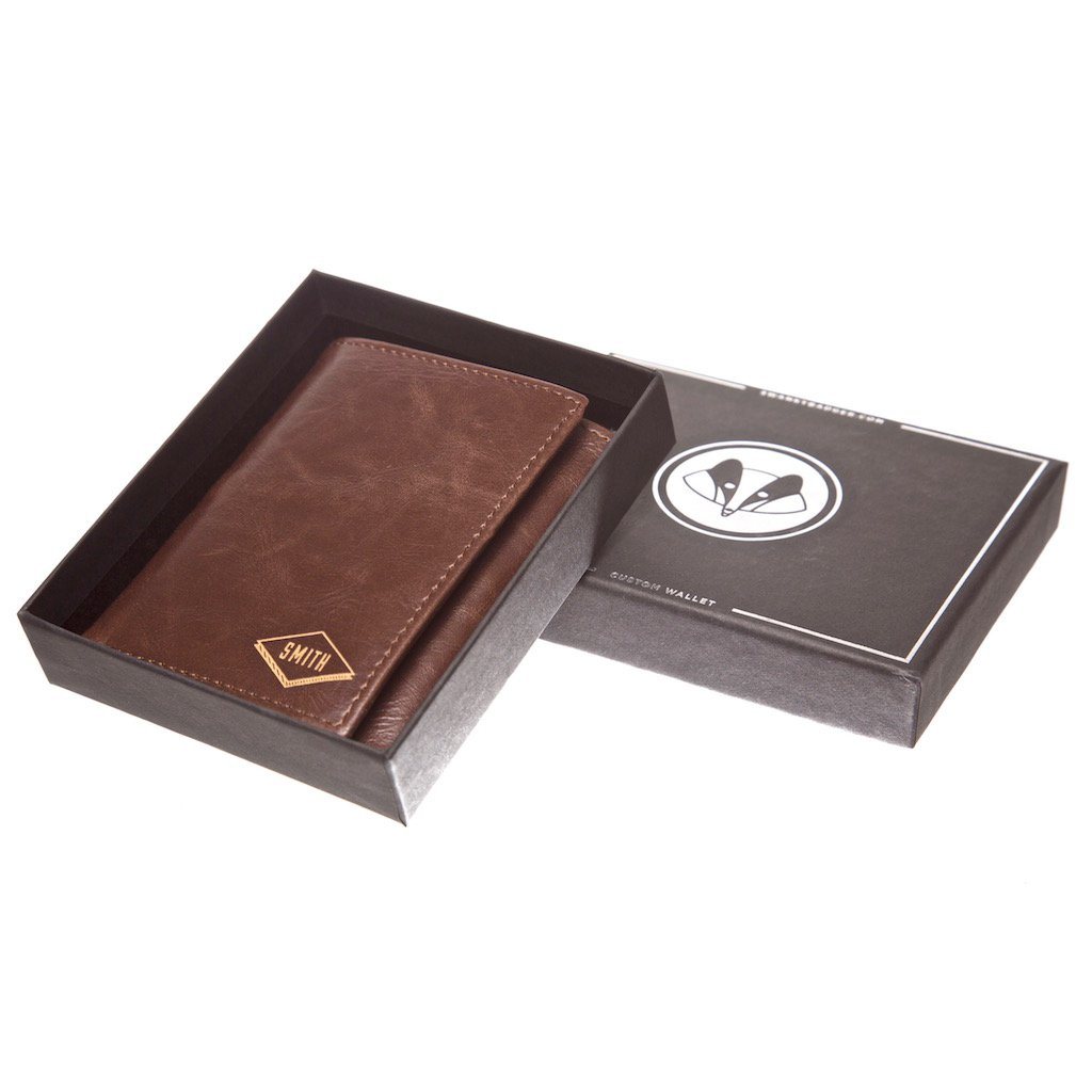 Personalized Trifold Wallet: Diamond