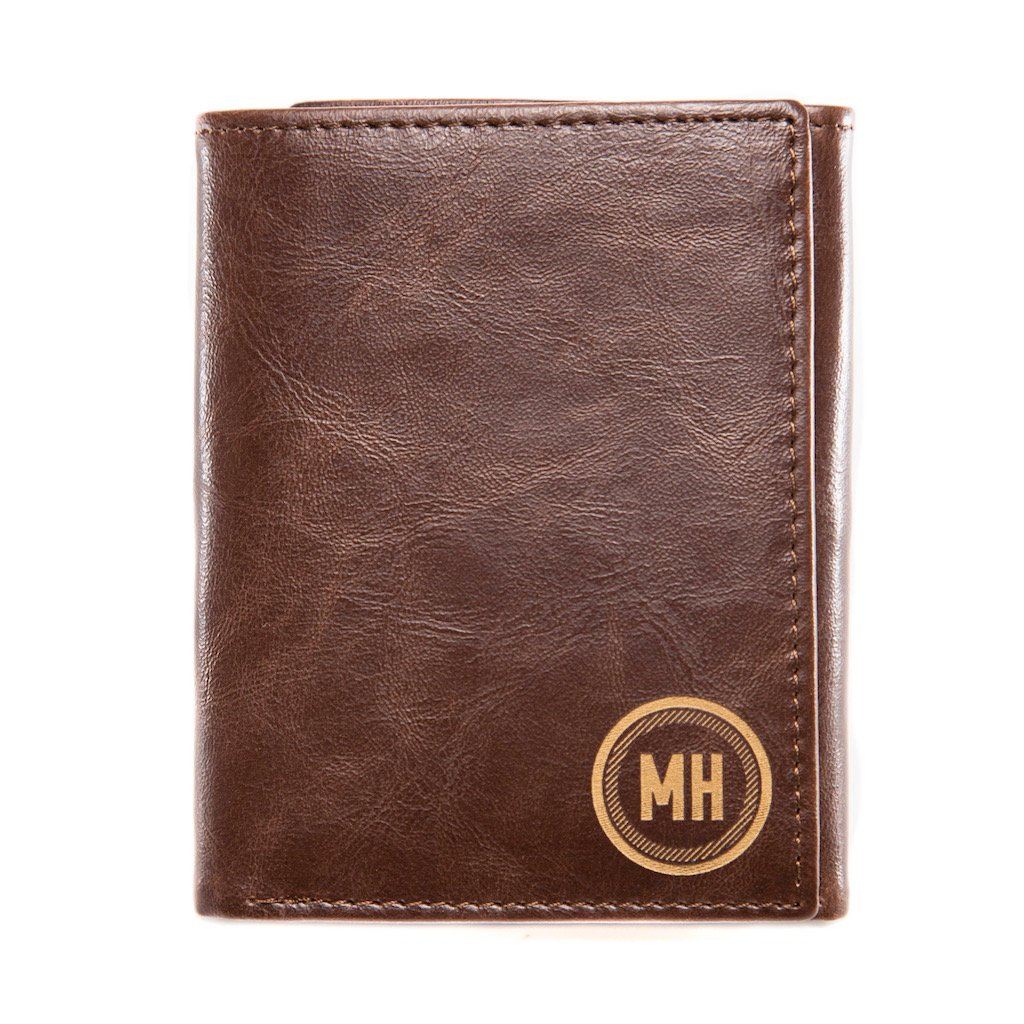 Personalized Trifold Wallet: Circle
