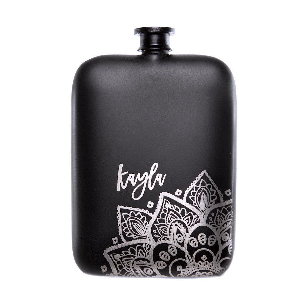 Hip Flask: Mandala