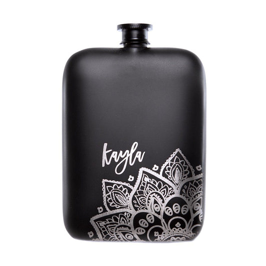 Hip Flask: Mandala