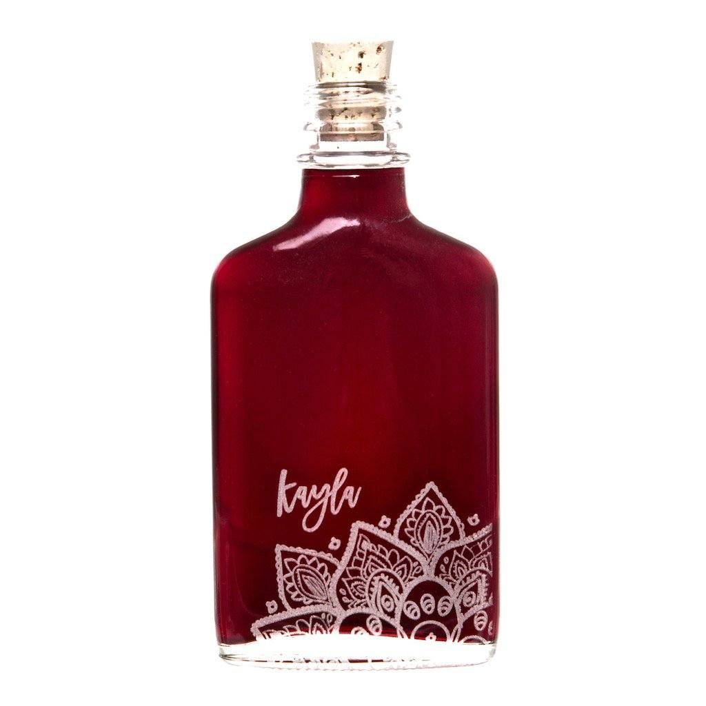 Glass Flask: Mandala