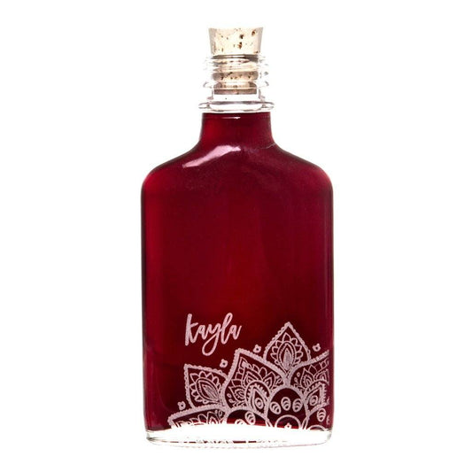 Glass Flask: Mandala
