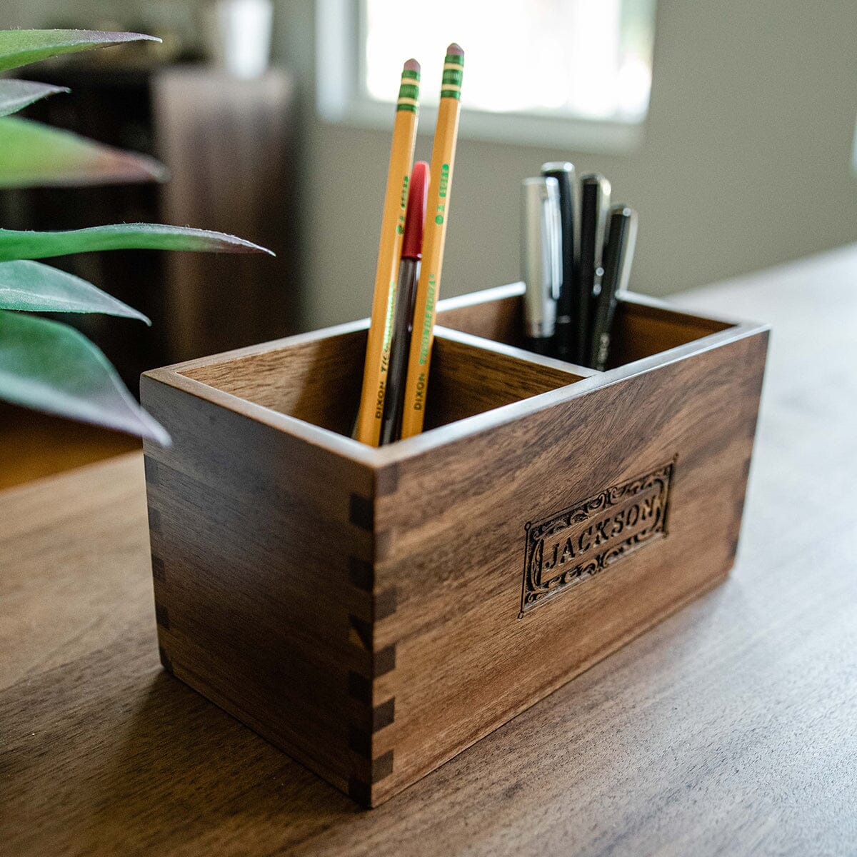 Acacia Desk Organizer: Classic
